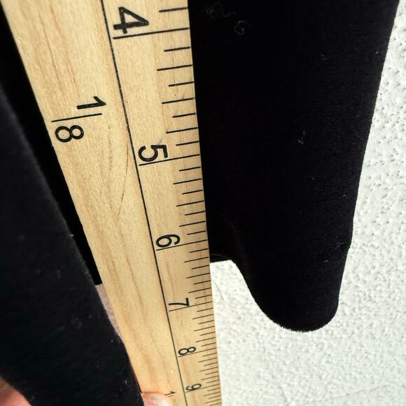 Vtg Tuxedo Dress Black Velvet Satin Lapels 90s Cocktail Evening Gown Womens 6 - Picture 9 of 10